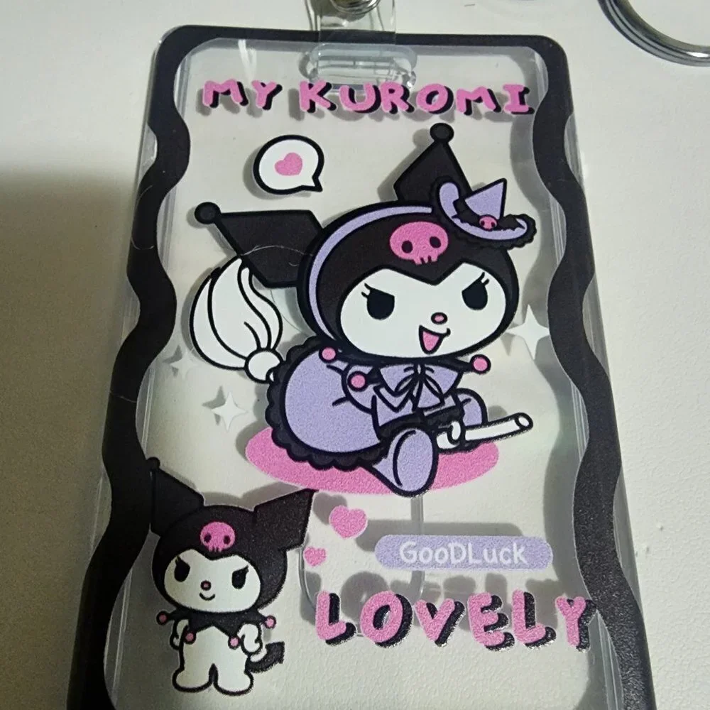 Brand New MY KUROMI I.D Holder Keychain